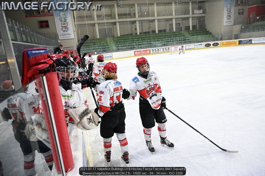 2021-01-17 Valpellice Bulldogs U19-Hockey Fassa Falcons 8441 Squadra